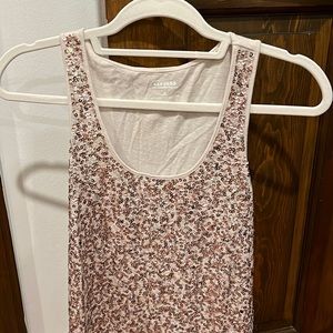 Express sequin tank top good condition worn once